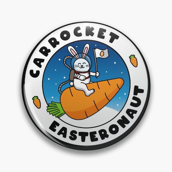 Item preview, Carrocket Easteronaut - Easter Bunny Austronaut designed and sold by lemontee.