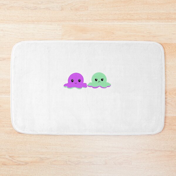 Item preview, Purple/Green Happy/Mad Octopus Plush designed and sold by tbcalligraphy.