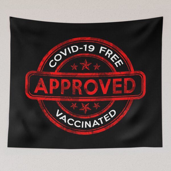 Item preview, Vaccinated - COVID 19 FREE (W) designed and sold by SoulArtLove.