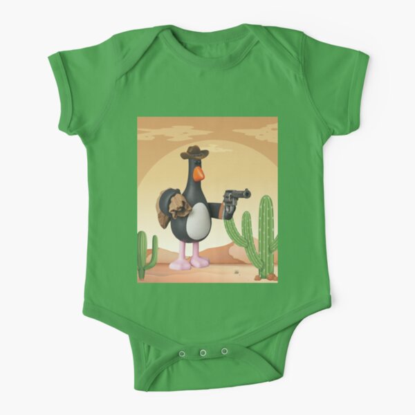 Wallace and Gromit Penguin Short Sleeve Baby One-Piece