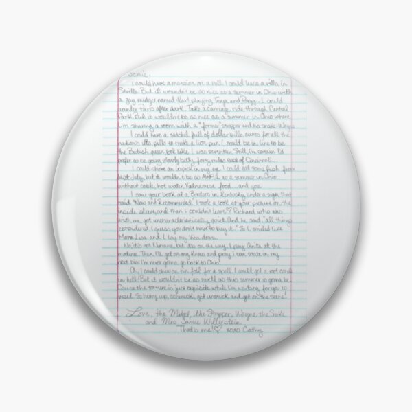 Item preview, The Last 5 Years - Summer on Ohio letter designed and sold by ColourAndBrush.