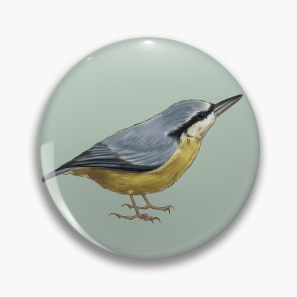 Item preview, Bird pattern blue designed and sold by Milanicole.