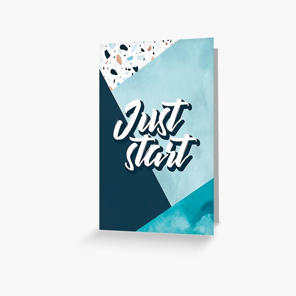 JUST START Carte de vœux