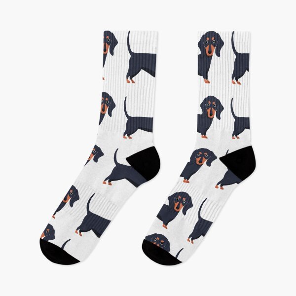 Item preview, Dachshund dog breed cute pattern designed and sold by Maful.