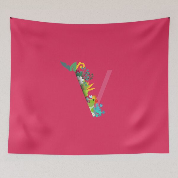 Item preview, Tropical alphabet V designed and sold by TheBWGalerie.