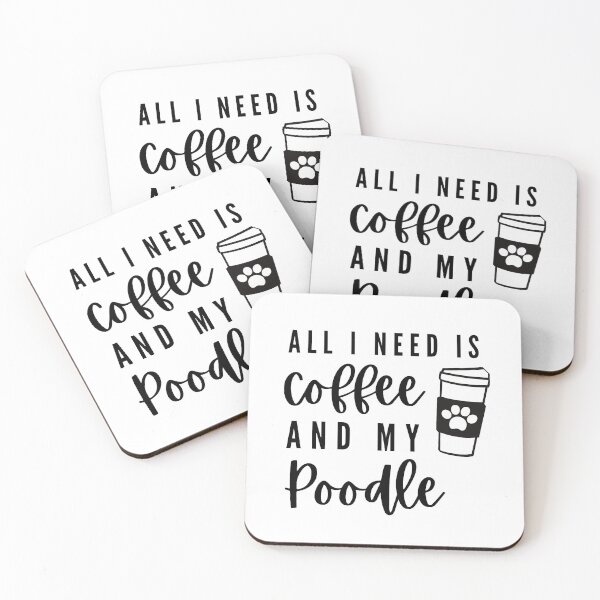 Item preview, All I need is Coffee and my Poodle designed and sold by fantasticpud.