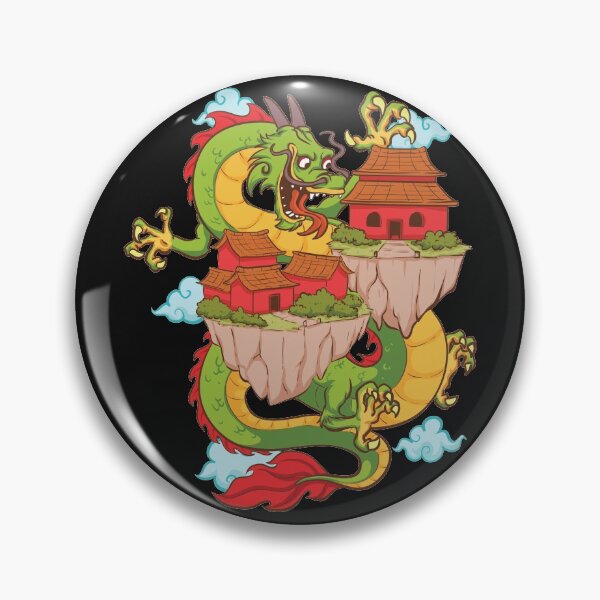 Item preview, Chinese dragon in the sky village designed and sold by MissCookieFairy.