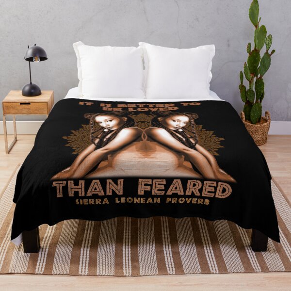 Item preview, It is Better to be Loved Than Feared, African Sierra Leone Proverb,  African Pattern, Africa Gift designed and sold by Proverbial Wisdom Design.