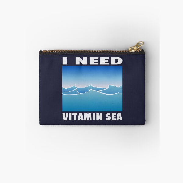 Item preview, I Need Vitamin Sea Funny Summer Pun Vacation Holiday Ocean Quote designed and sold by sillyquestions.