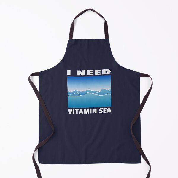 Item preview, I Need Vitamin Sea Funny Summer Pun Vacation Holiday Ocean Quote designed and sold by sillyquestions.