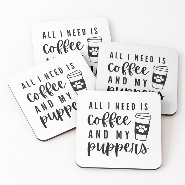 Item preview, All I need is Coffee and my Puppers designed and sold by fantasticpud.