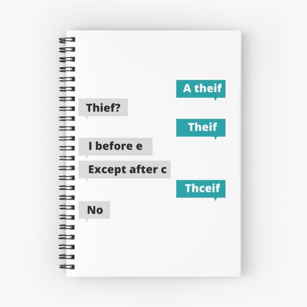 Item preview, i BEFORE e EXCEPT AFTER c designed and sold by HappyDays-.