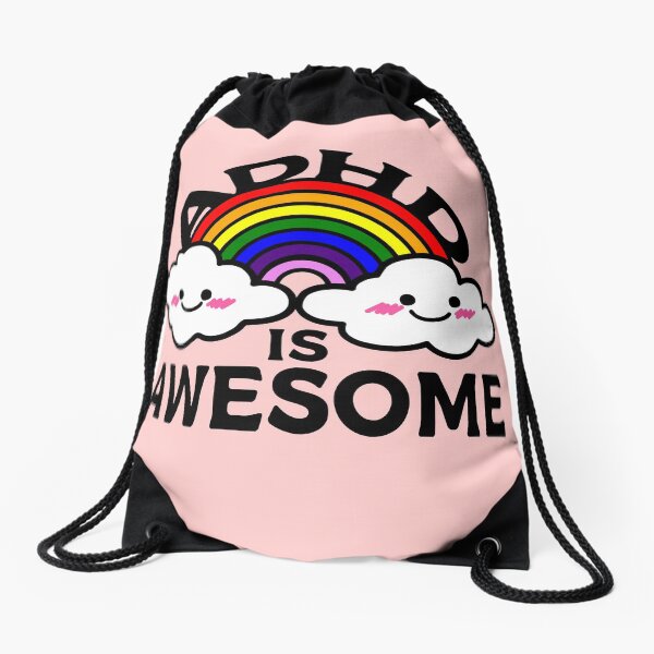 ADHD Is Awesome Drawstring Bag