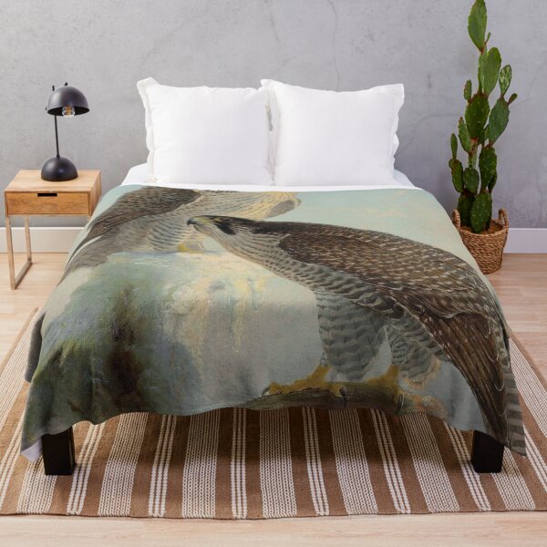 Item preview, Norwegian Gyrfalcon - Joseph Wolf - 1866 designed and sold by CJET.
