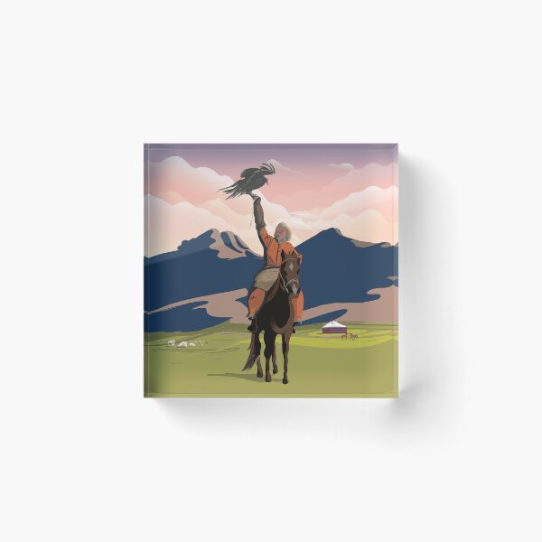 Item preview, Mongolia travel poster designed and sold by Arctic frame studio.