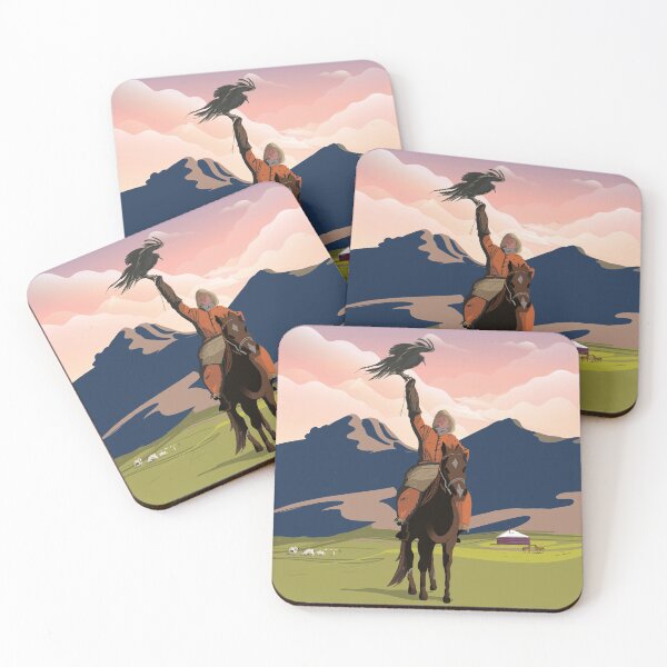 Item preview, Mongolia travel poster designed and sold by Arctic frame studio.