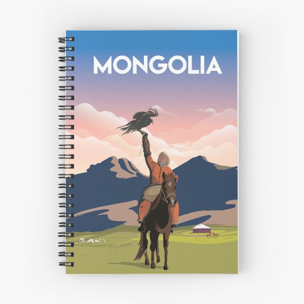 Item preview, Mongolia travel poster designed and sold by Arctic frame studio.