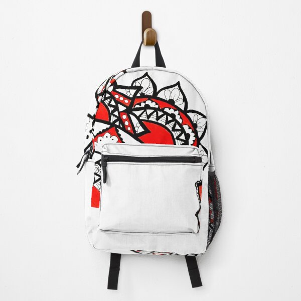 Item preview,  Red and Black Hand Drawn Mandala Art  designed and sold by RomeoSketches.