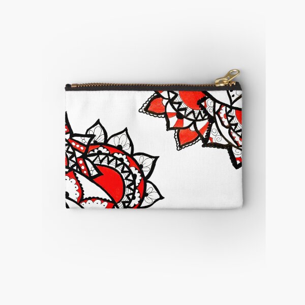 Item preview,  Red and Black Hand Drawn Mandala Art  designed and sold by RomeoSketches.