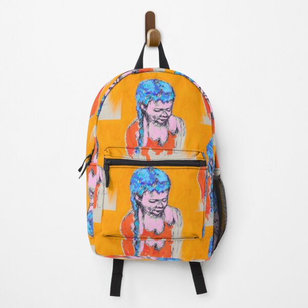 Item preview, Girls with pigtails - in colorful designed and sold by Nicole Leidenfrost.