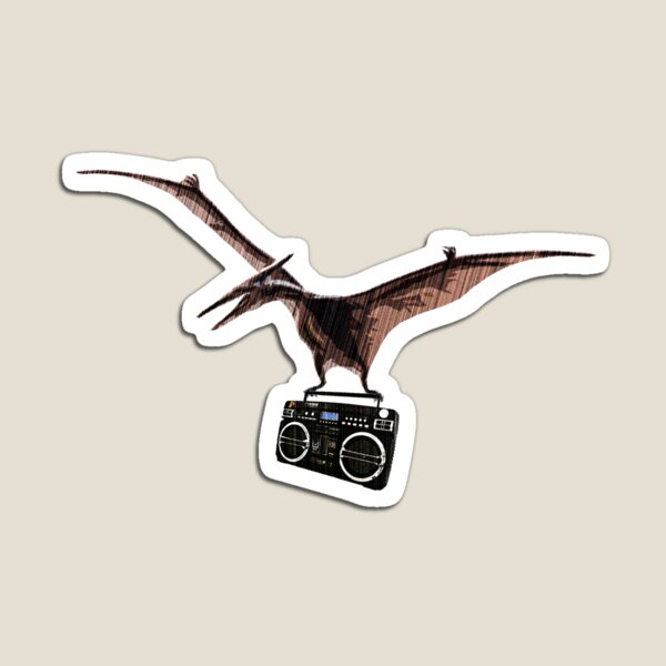 Item preview, Pterodactyl Radio designed and sold by PopArtdom.