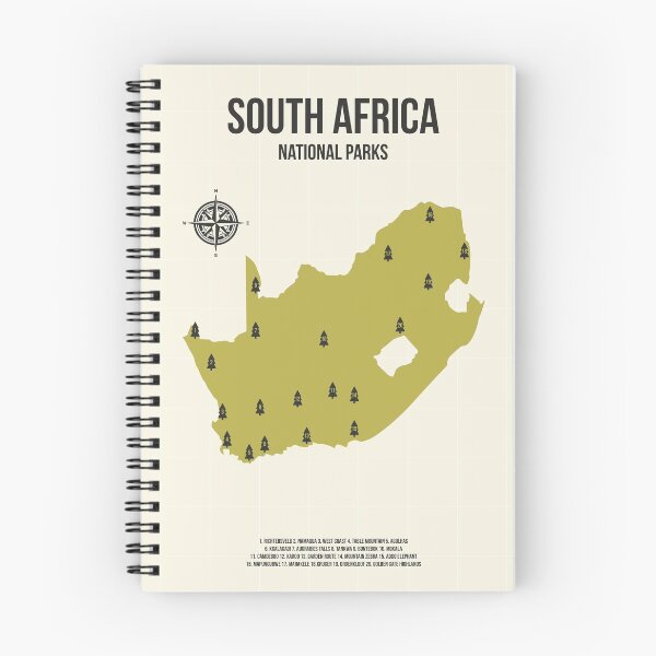 Item preview, South Africa All National Parks on a Map Travel Poster designed and sold by Stadify.