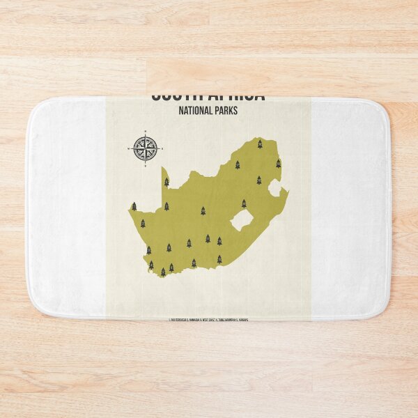 Item preview, South Africa All National Parks on a Map Travel Poster designed and sold by Stadify.