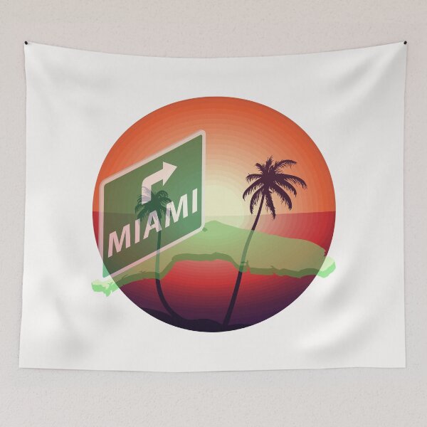 Item preview, Miami Beach, Florida designed and sold by corralmontana.