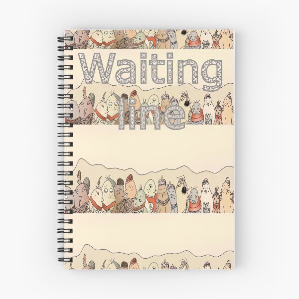 Item preview, birds in line waiting designed and sold by Georgianart.