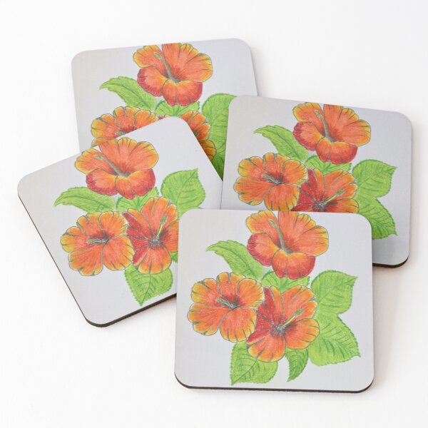 Item preview, Three hibiscus designed and sold by AliceWolfgang.