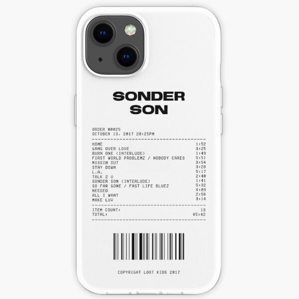 sonder son by brent faiyaz iPhone Soft Case