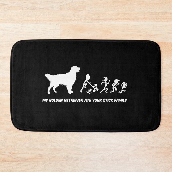 Item preview, My Golden Retriever Ate Your Stick Family White Silhouette designed and sold by Matt Ballinger.
