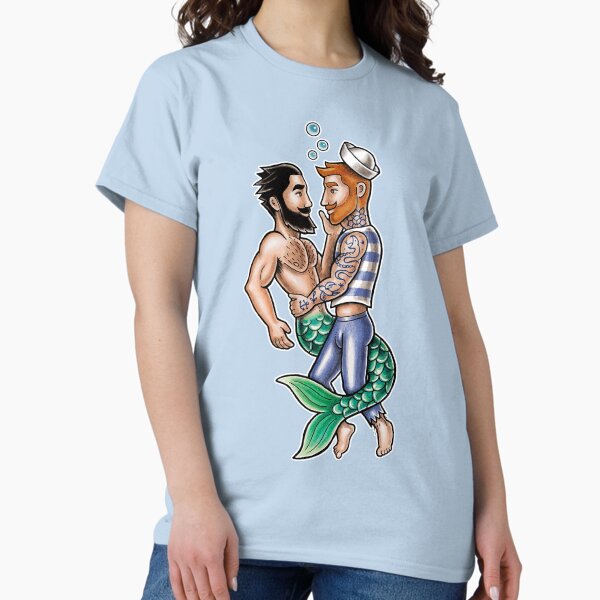Item preview, Sailor and merman under water designed and sold by ericnoseli.