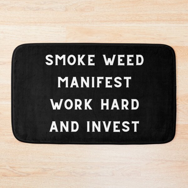 Artikelvorschau, RAUCHWEED-MANIFEST | Kluger erfolgreicher Kiffer | Unkraut Meme | entworfen und verkauft von AlfaEcho.