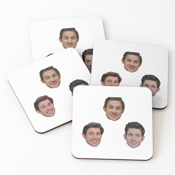 Item preview, John Krasinski sticker pack - Jim the office Smile cute funny meme wife camera face net worth height movies shows kids age merch poster Apparel Fan art 2021 love mask phone case  designed and sold by qualityprinting.
