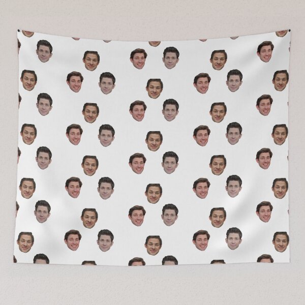 Item preview, John Krasinski sticker pack - Jim the office Smile cute funny meme wife camera face net worth height movies shows kids age merch poster Apparel Fan art 2021 love mask phone case  designed and sold by qualityprinting.