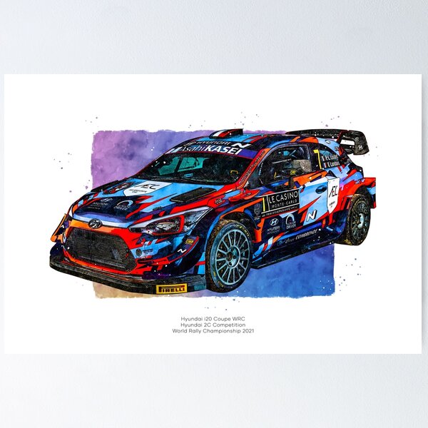 Hyundai Wrc Posters for Sale