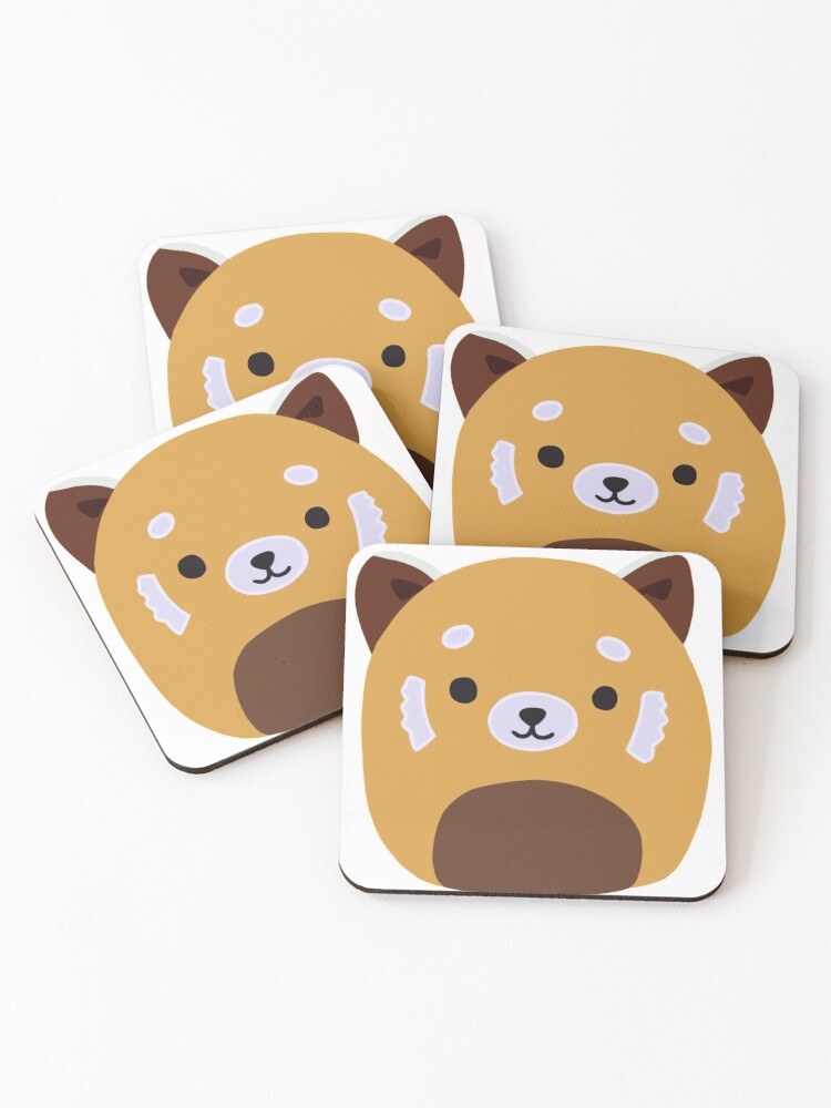Squishmallow Seth The Red Panda Coasters Set Of 4 For Sale By Cvill06 Redbubble