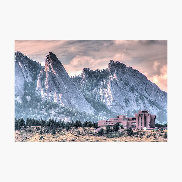 NCAR and The Flatirons Photographic Print