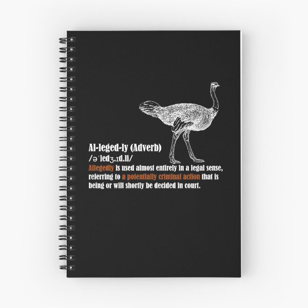 Item preview, Allegedly Ostrich - Funny TV Quote - Allegedly Definition designed and sold by jacob-jendrey.