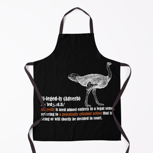 Item preview, Allegedly Ostrich - Funny TV Quote - Allegedly Definition designed and sold by jacob-jendrey.