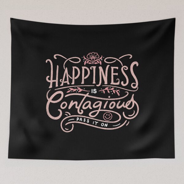 Item preview, Happiness is Contagious designed and sold by Tobe Fonseca®.