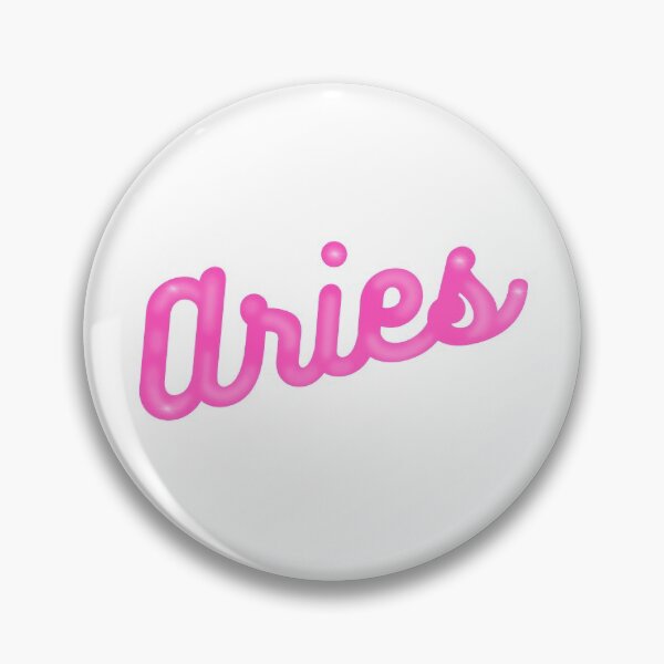 Item preview, Aries - Zodiac Pink Shiny Letters designed and sold by Gerhanj.