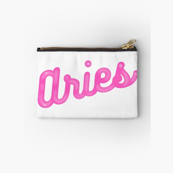 Artikelvorschau, Widder - Zodiac Pink Shiny Letters entworfen und verkauft von Gerhanj.