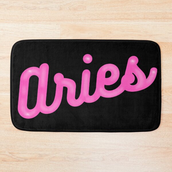 Item preview, Aries - Zodiac Pink Shiny Letters designed and sold by Gerhanj.