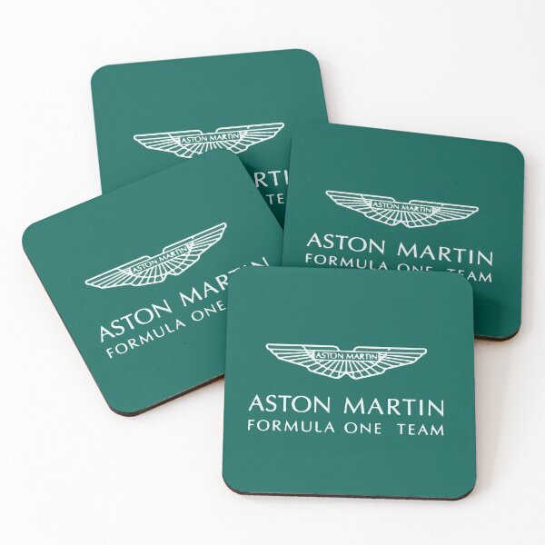 Aston Martin F1 Artistic Logo Coasters (Set of 4)