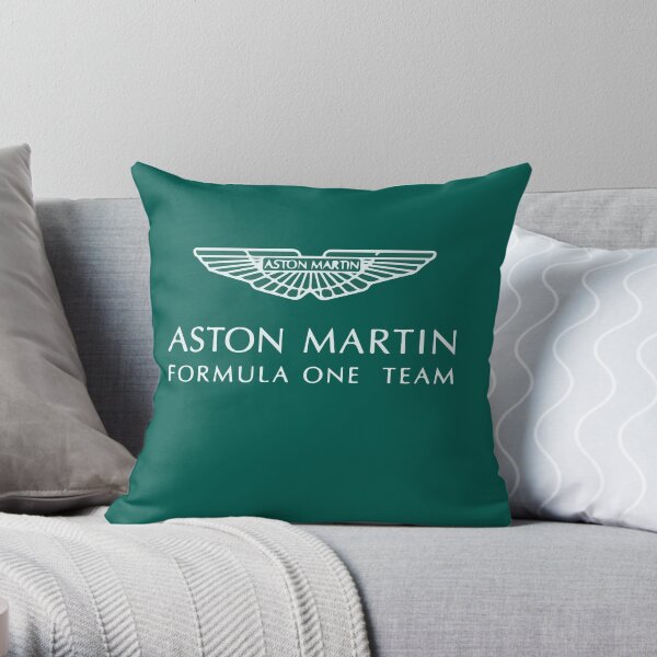 Aston Martin F1 Artistic Logo Throw Pillow