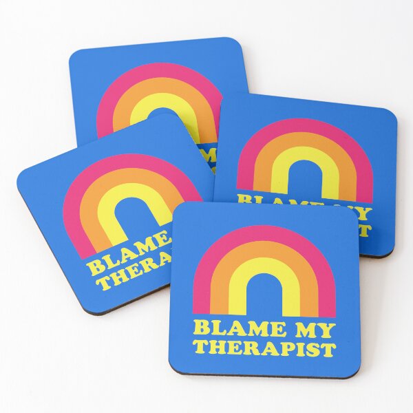 Item preview, Blame My Therapist Funny Rainbow designed and sold by yelly123.