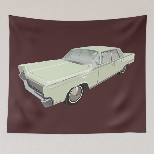 Item preview, sage green vintage car  designed and sold by maferpct.
