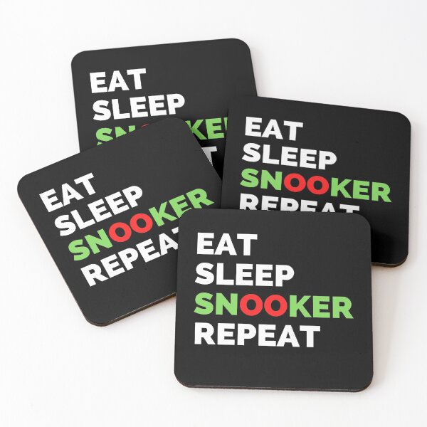 Item preview, Eat Sleep Snooker Repeat designed and sold by HobbyRoost.